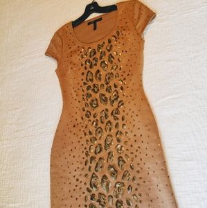 BCBGMAXAZRIA short dress, XS, camel